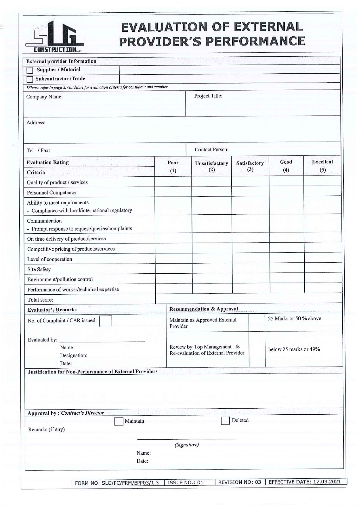 SLG-PRO-SOP Page 12